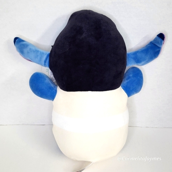 STITCH 🎶 Elvis Stitch 10" Blue & White HugMees Disney X Squishmallow NWT - Picture 5 of 9